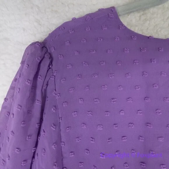 New! City Chic Wild Dobby Dress  lilac purple,  women plus‎ size 18 - Picture 13 of 16